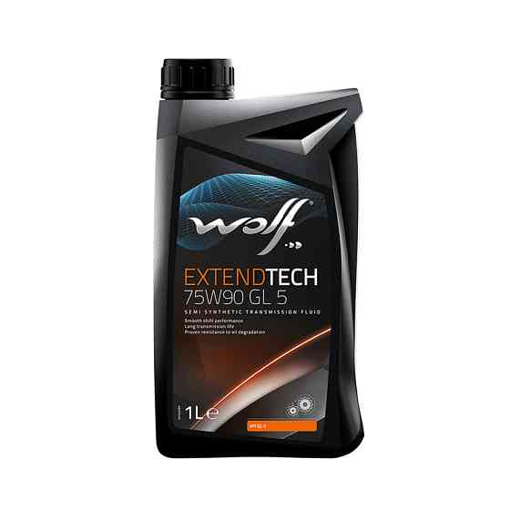 Трансмиссионное масло Wolf Extendtech 75W-90 GL5 1л Львов