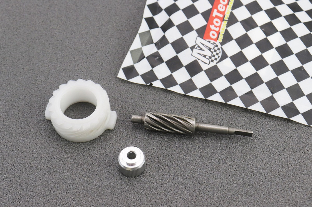 Шестерня спідометру (пластик) + черв'як Honda DIO AF38 TOPIC Київ - фото 1