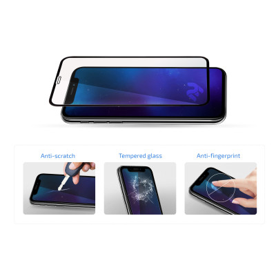 Стекло защитное 2E TECNO Spark 10 (KI5q) 2.5D FCFG black (2E-TC-SP10-SMFCFG-BB) Винница - изображение 3