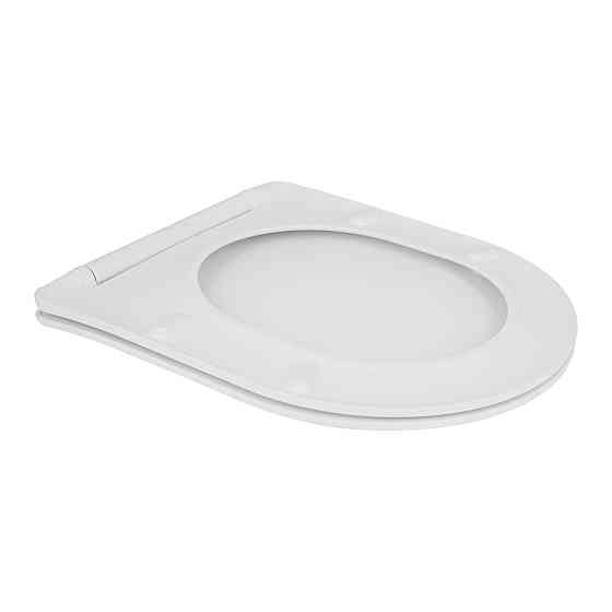 Сидіння для унітаза Qtap (Jay 490, Swan 490) з мікроліфтом Slim QT99SC6106W Київ