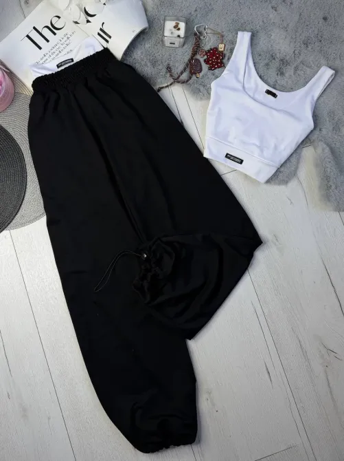 Жіночий костюм двійка з подвійним топом і високою посадкою штанів Одеса - фото 3