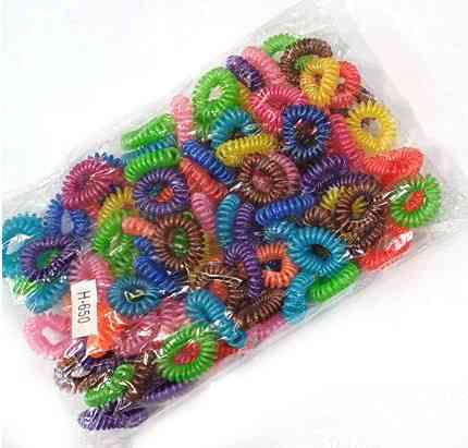 Резинки пружинки для волос цветные уп 100 шт Киев