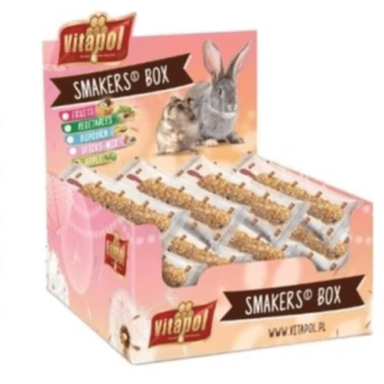 Ковба Vitapol Smakers Box ласощі з яблуком для гризунів, упаковка 12 шт Київ