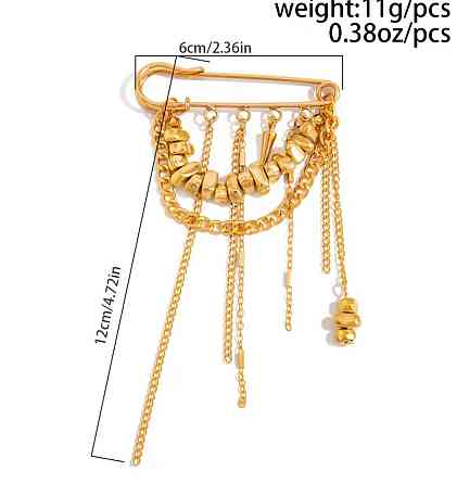 Брошь булавка с цепочками золотая декоративная на одежду аксессуар на пиджак стильное украшение Киев