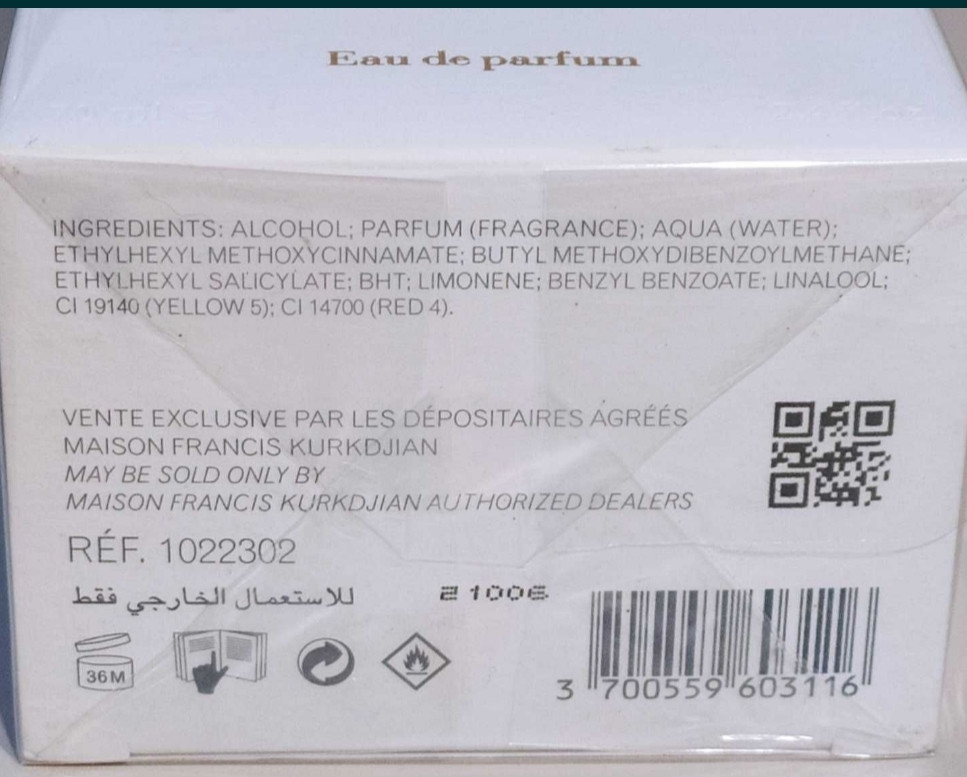 Парфюмерия: Maison Francis Kurkdjian Baccarat Rouge 540 edp 70ml . Оригинал ! Киев - изображение 4