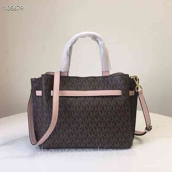 Брендова жіноча сумка MK Emilia brown-1 LUX Київ