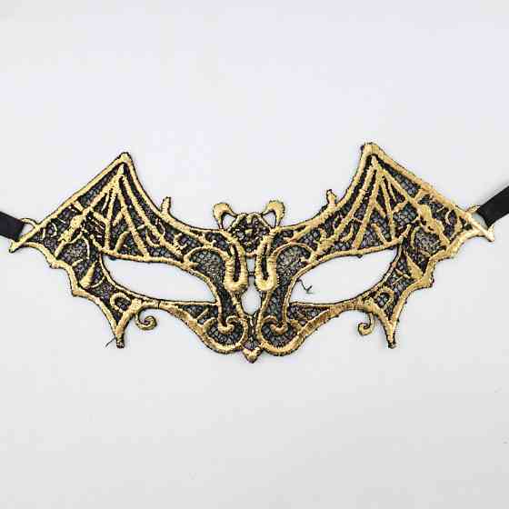 Маска карнавальна Кажан one size золотистий Київ