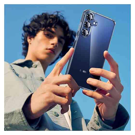 Чохол накладка UniqueMe для Samsung Galaxy S25 прозорий 5 в 1 2 скла і 2 захисти камери 9H антижовтіння Київ