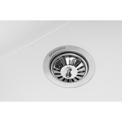 Мийка кухонна GRANADO Under top DOUBLE white (gr3405) Вінниця - фото 4