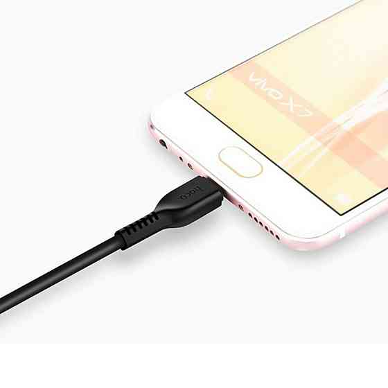 Кабель HOCO X20 USB Micro 2A, 3m, ПВХ, TPE разъемы, цвет черный 6957531068945 Одесса
