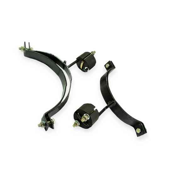 Кронштейн глушника ГАЗ 3302 (у зборі) старий зразок (верх-2шт низ-2шт) Мукачево