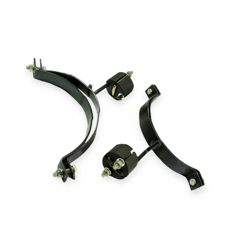 Кронштейн глушника ГАЗ 3302 (у зборі) старий зразок (верх-2шт низ-2шт) Мукачево - фото 1