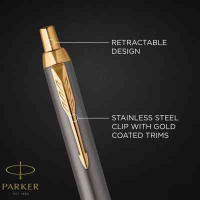 Ручка кулькова Parker IM 17 Grey Lacquer GT BP блістер (21 136) Вінниця