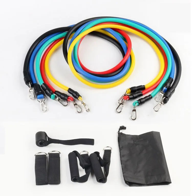 Фітнес гумові тренінгові, Спортивні гумки еспандер Еспандер трубчастий Резина джгутами ZM-49 Львів - фото 12