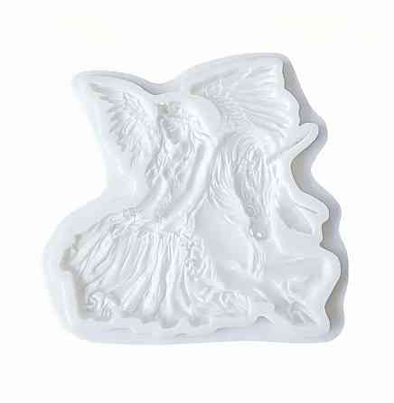 Силиконовая форма Единорог 10 на 9 см серый Киев