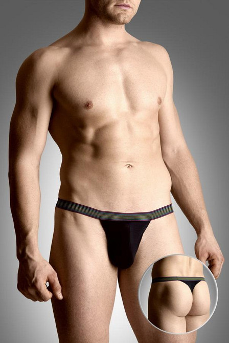 Чоловічі стрінги - Mens Thongs 4496, black - XL Sex Aura Київ - фото 1