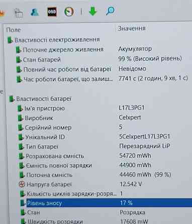 Ноутбук Ігровий Lenovo Legion / 8 Ядер/16 ОЗП / SSD 500 Gb Київ