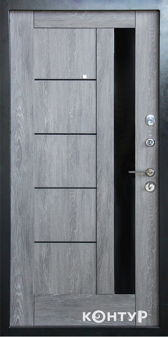 Двери квартирные, серия ТИП 2.3 модель 157/605 дуб шато Киев - изображение 2