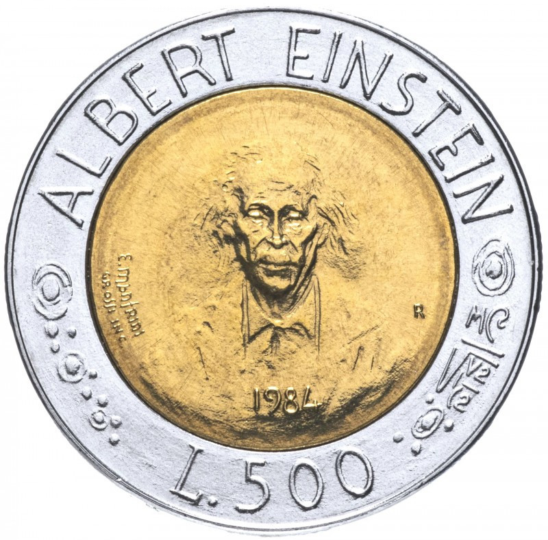 Монета 500 лир. 1984 год, Сан-Марино.UNC Полтава - фото 1