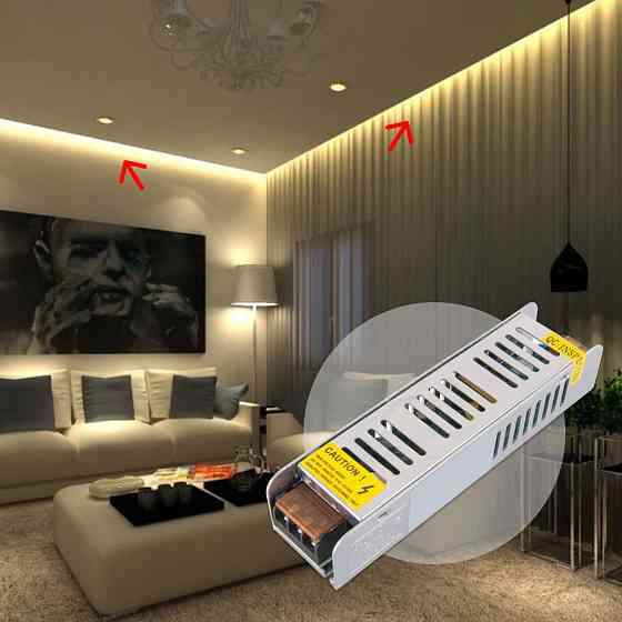 Імпульсний блок живлення 12V,25A,METAL Long SBR Київ