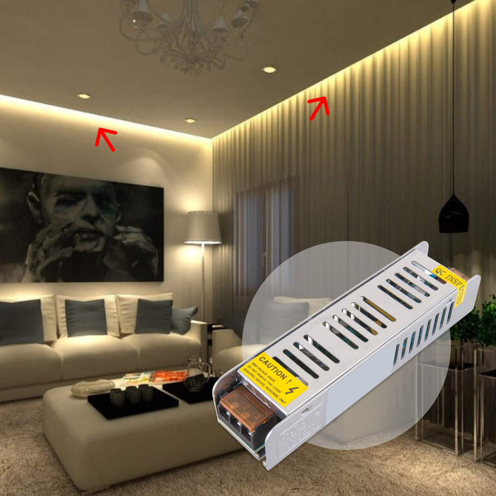 Імпульсний блок живлення 12V,25A,METAL Long SBR Київ - фото 2