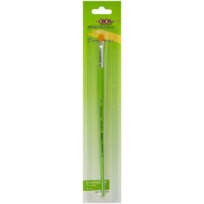 Кисточка для рисования ZiBi синтетика плоская №2 (ZB.6933SF-2b) Винница - изображение 1