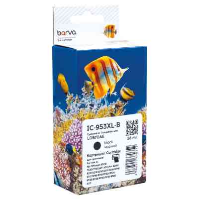 Картридж Barva HP 953XL (L0S58AE/L0S70AE) 2000 c, Black (IC-953XL-B) Винница