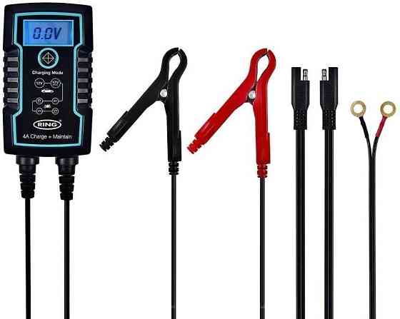 Інтелектуальний зарядний пристрій для акумуляторів RING RESC804 6/12V 4A Харків
