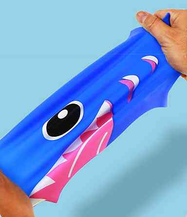 Дитяча Шапочка для плавання Renvo Sentani JR Синій Рожевий OSFM (1SC300-04) Київ