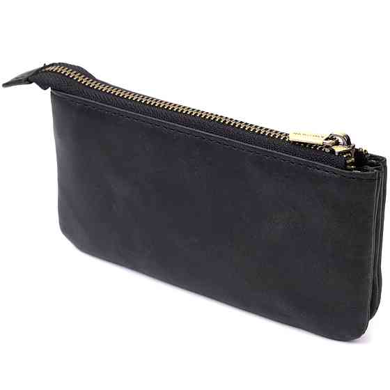 Зручна ключниця на два відділення з матової натуральної шкіри Tony Perotti 20836_1 (3350 nero) Чорний Київ