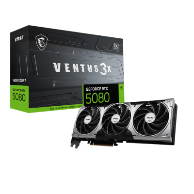 Видеокарта MSI GeForce RTX5080 16GB VENTUS 3X OC (RTX 5080 16G VENTUS 3X OC) Винница - изображение 7