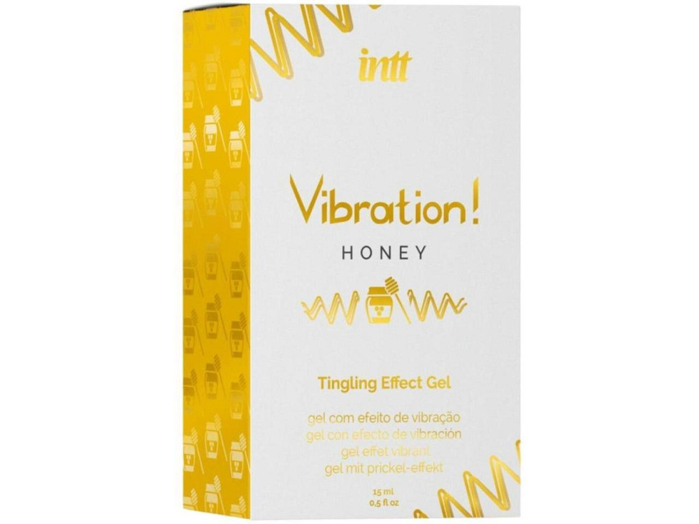 Рідкий вібратор Intt Vibration Honey (15 мл), густий гель, дуже смачний, діє до 30 хвилин Sex Aura Київ - фото 3