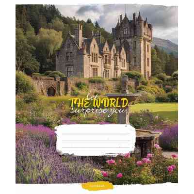 Тетрадь Школярик Let the world surprise you 60 листов линия (060-3548L) Винница