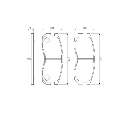 Гальмівні колодки Bosch 0 986 460 979 Вінниця - фото 2