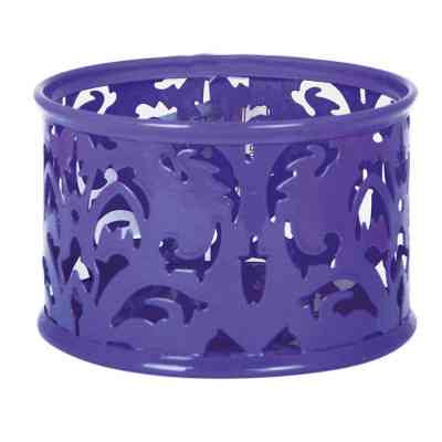 Подставка для скрепок Buromax BAROCCO, металлическая, фиолетовая (BM.6222-07) Винница