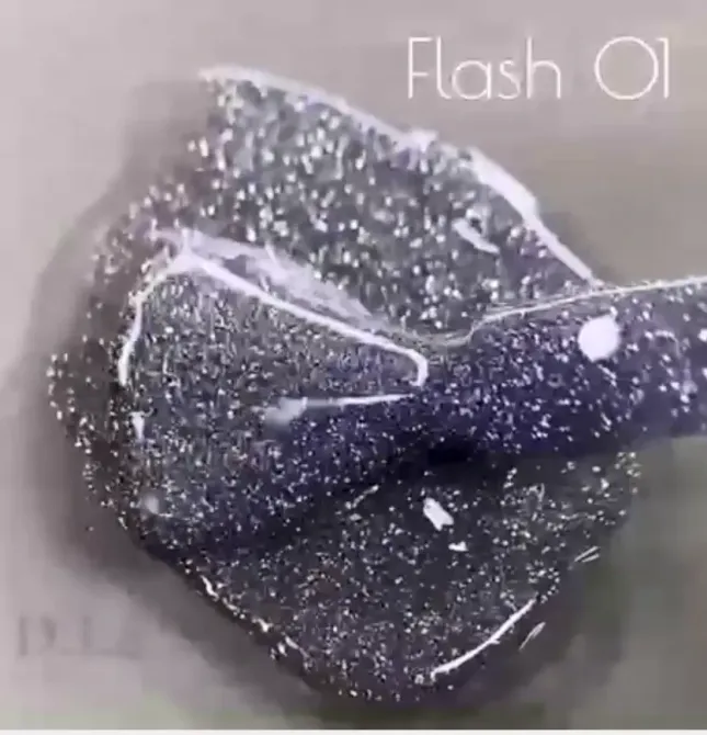 Светоотражающий гель лак Dis Nails Flash 7.5 мл Киев - изображение 1