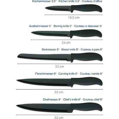 Набор ножей Kela Acida бамбук, 6 предметів (11283) Винница