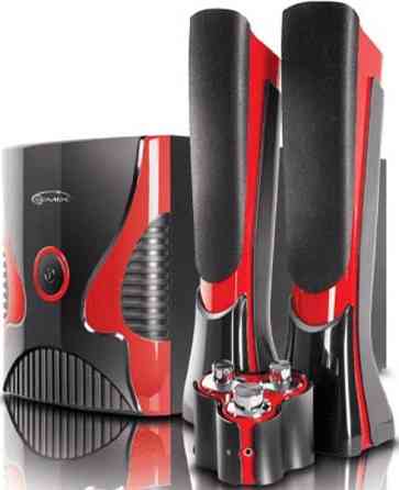 НОВАЯ Игровая Акустическая система КОЛОнки и САБ Gemix SB-75 Black/Red 60W. Харьков