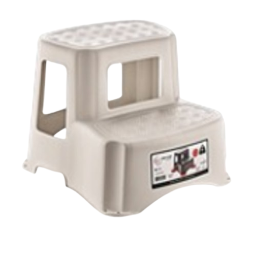Підставка для ніг для ванної кімнати 2 сходинки OZER-B-001 білий ELIF Житомир