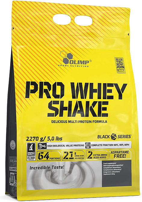 Протеїн Olimp Pro Whey Shake 2270 г, ваніль Луцьк - фото 1
