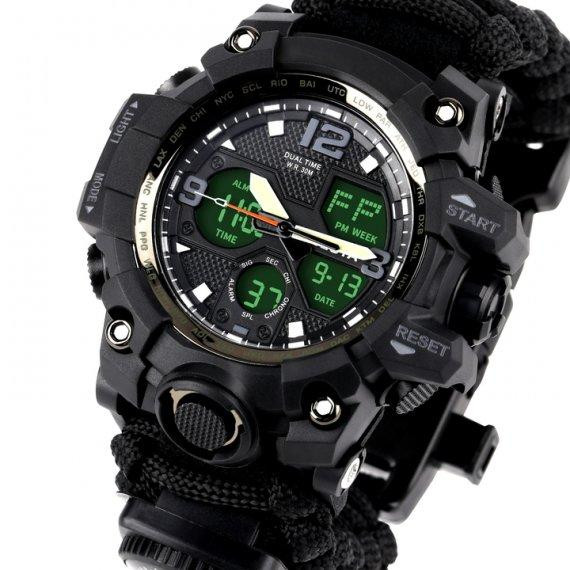 Чоловічий наручний годинник Besta Life Pro з компасом (Чорний) Вінниця - фото 2