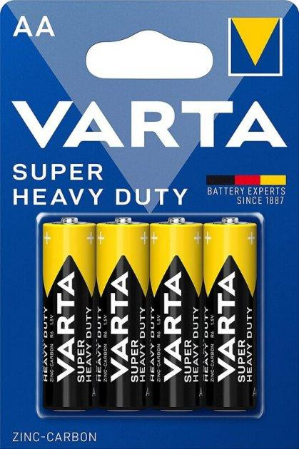 Батарейка Varta R6/AA /Super Heavy Duty / Блістер Дніпро - фото 1