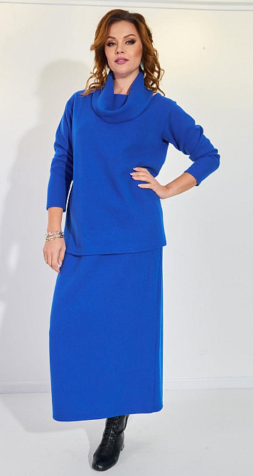 Костюм зі щільного джерсі зі спідницею (54) Київ - фото 1