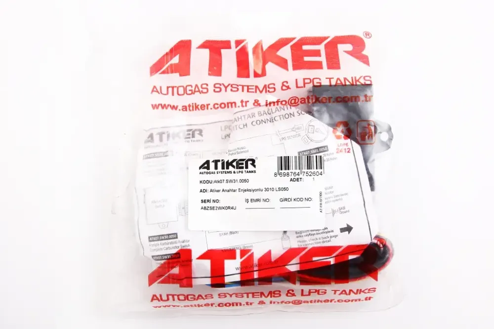 Переключатель ГБО газ/бензин инж. для электр. редуктора с инд. уровня Atiker Винница - изображение 3