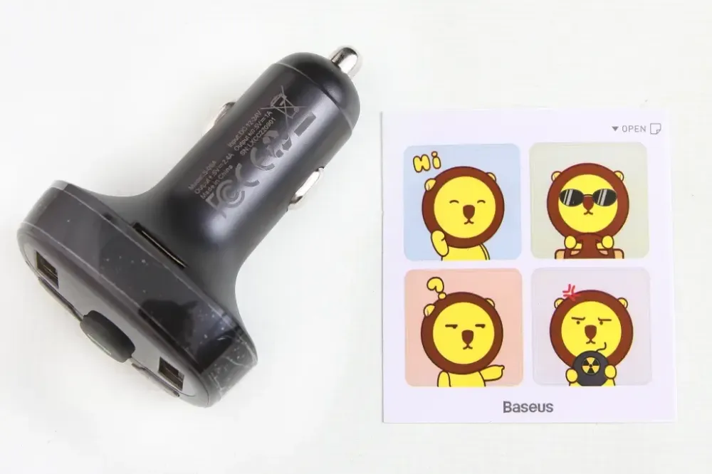 Модулятор радиоволны в прикур. Bluetooth 4.2 Baseus S-09A 2USB 3.4А/microSD Винница - изображение 2