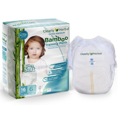 Підгузки Clearly Herbal Bamboo, розмір 6 (15+ кг), 16 шт. (1126) Вінниця - фото 1