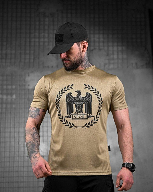 Тактична потовідвідна футболка OBLIVION Орел coyot ДЛ7055 Одеса - фото 8