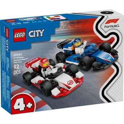 Конструктор LEGO City Автомобили для гонок F1 команд Williams Racing и Haas F1 (60464) Винница