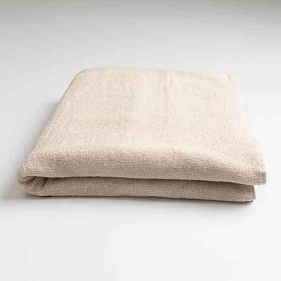 Набір махрових рушників двосторонніх Лаванда 2шт GM Textile 50х90см, 70х140см 400г/м2 (Лавандовий Бежевий) Суми