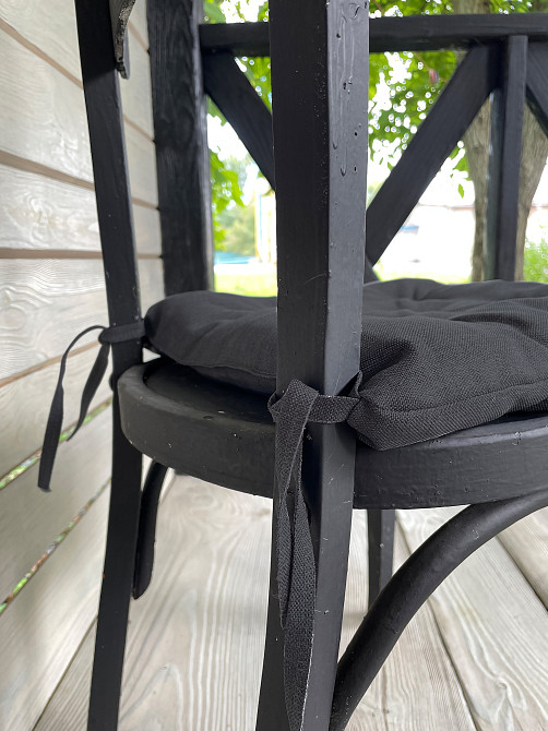 Подушка для стульев (38x38х5 см) Decorator Sawana цвет темно-серый 84-040 Киев - изображение 8